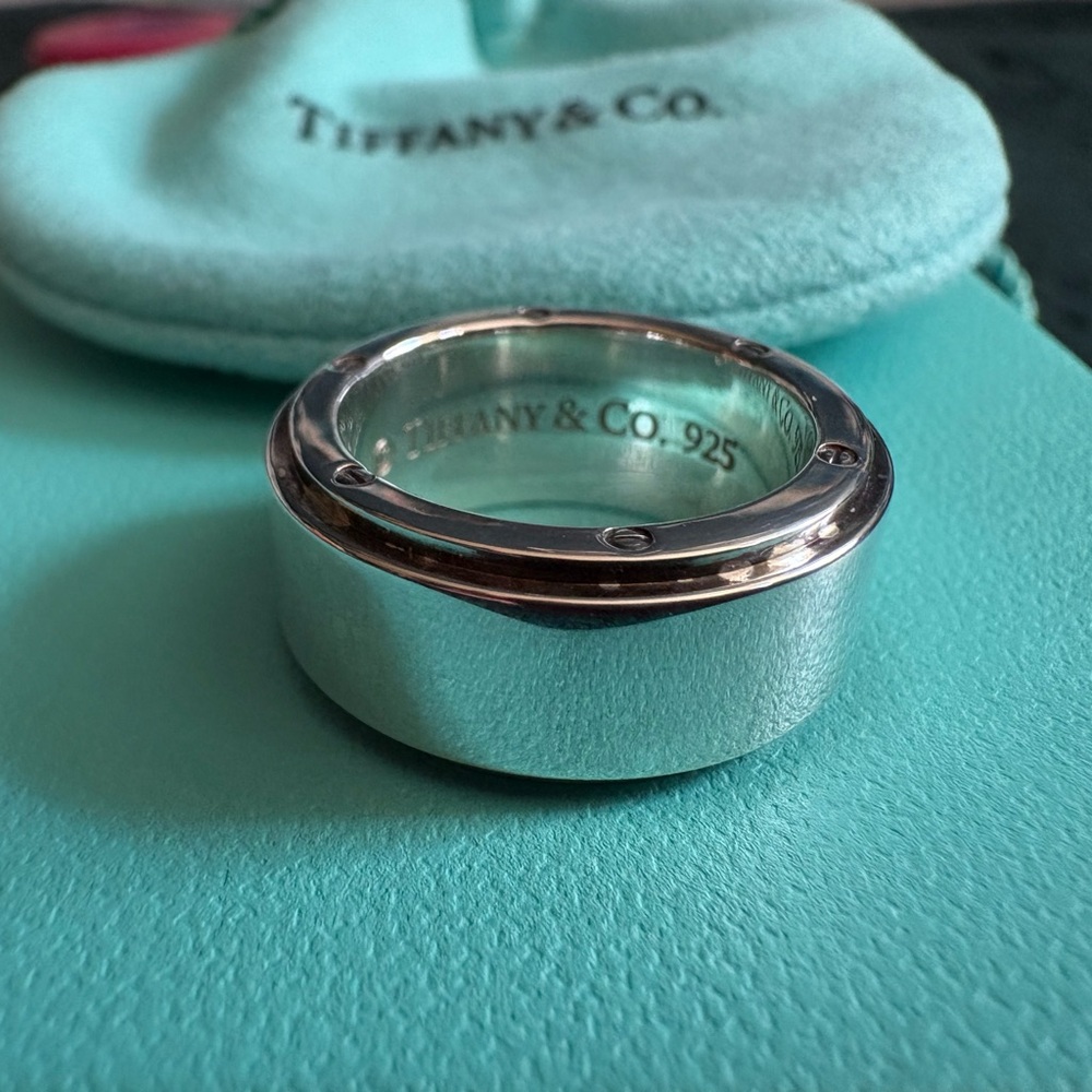 Tiffany & Co. Silver Chunky Statement Ring